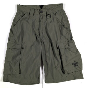 Boy Scouts of America Adult XS Cargo Shorts Green Centennial Uniform Outdoor